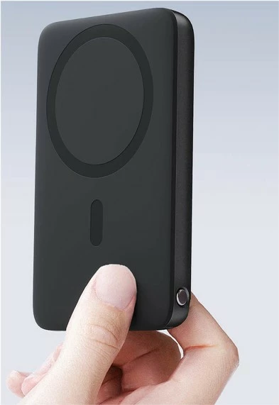 Power bank, 6700 mAh, 20 W, LED, USB-C, črn, AUKEY PB-MS01 MagSafe