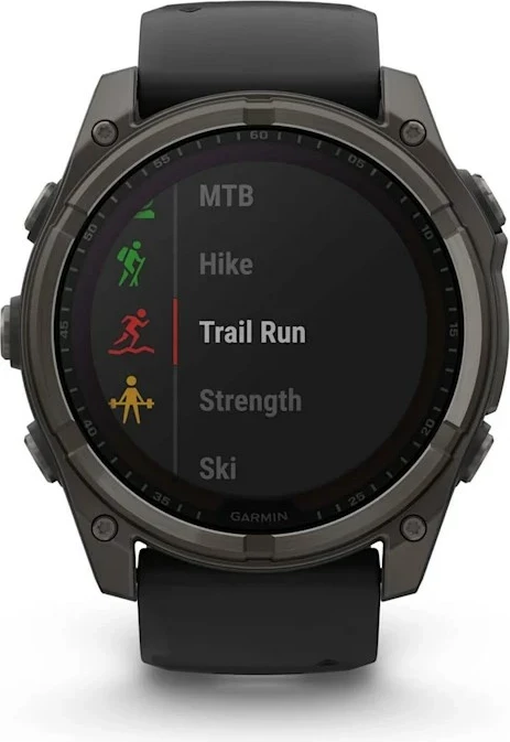 Pametna ura, Garmin fenix 8, 51 mm, 32 GB, titan, črna