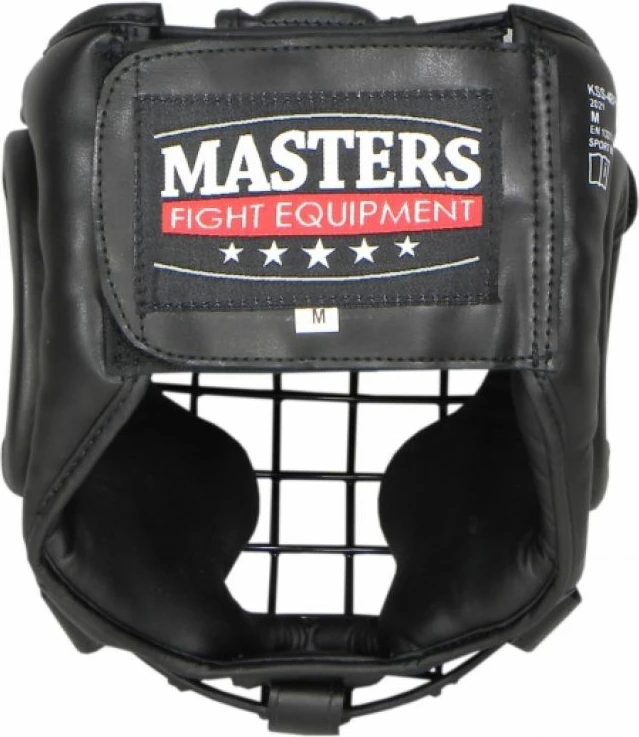 Boksarska čelada za moške, črna — Masters