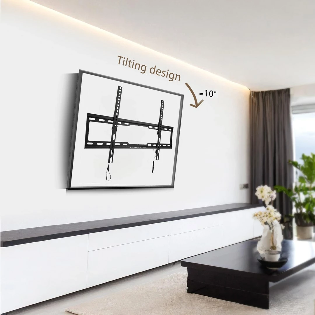 Stenska držala za TV Maclean MC-413, 32"-80", bela