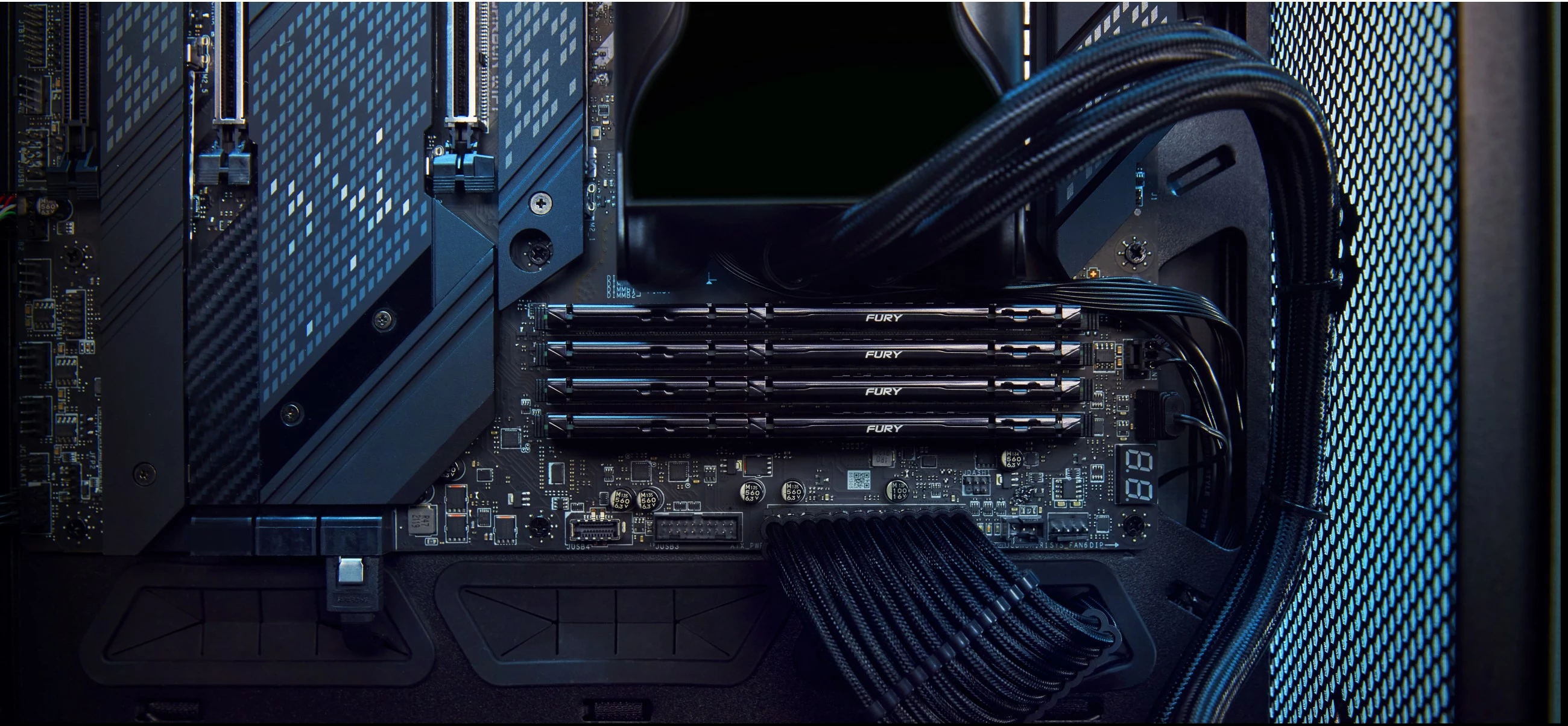 RAM pomnilnik Kingston FURY Beast 16GB 6000MT/s DDR5 CL30 DIMM, črn