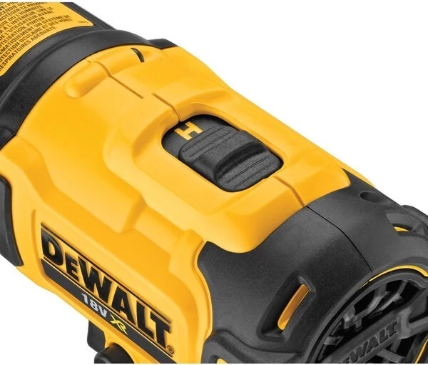 Industrijski fen DeWalt DCE530N-XJ, 190 l/min, 530 °C, rumen