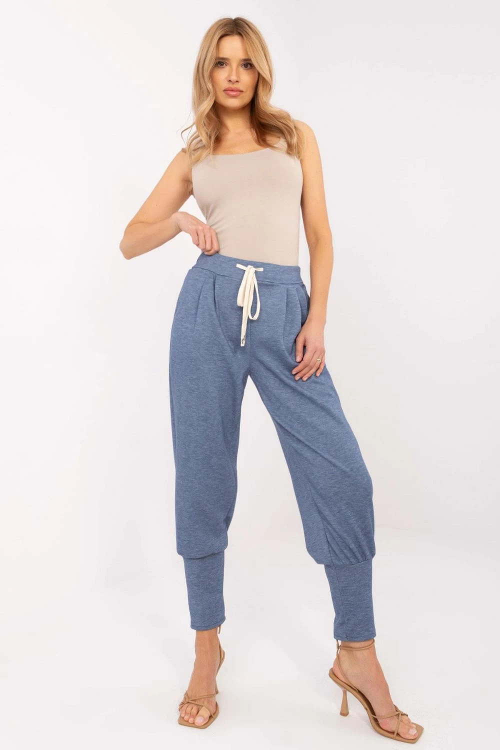 Športne hlače za ženske Italy Moda 208159, modre