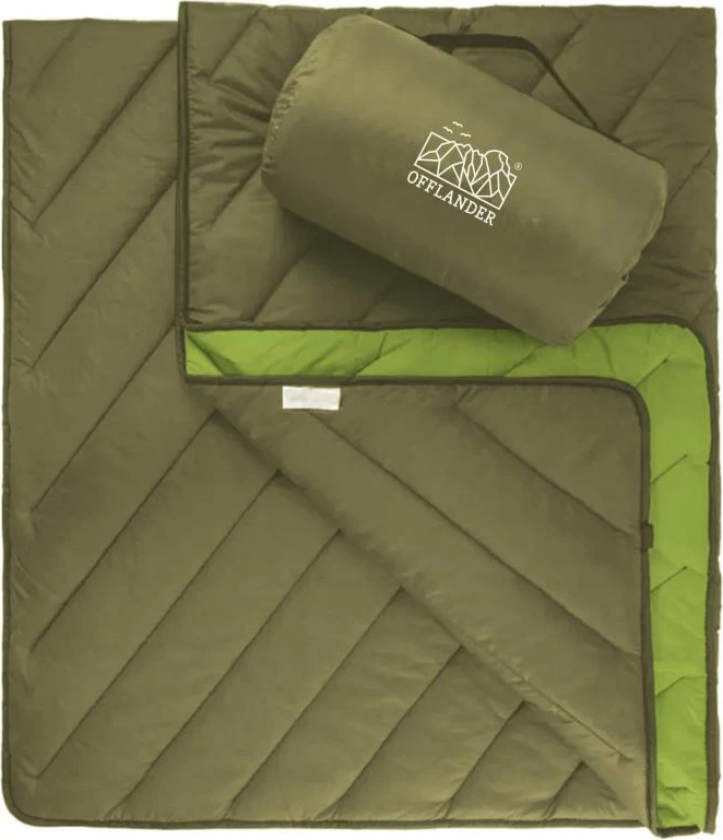 Šotorna odeja za kampiranje, Offlander, 200 x 140 cm, zelena