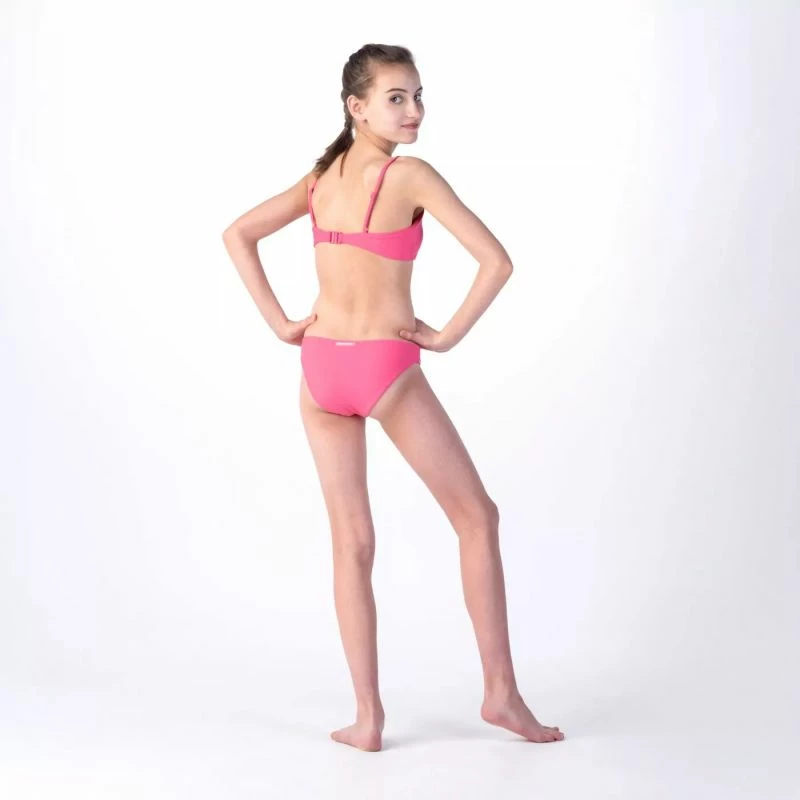 Dvodelne spodnje kopalke za deklice Aquawave, rdeče