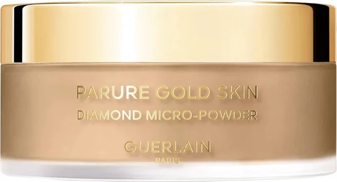 Prozoren fiksirni puder Guerlain Parure Gold Skin Diamond Micro-Powder Fixing 04, 35 g