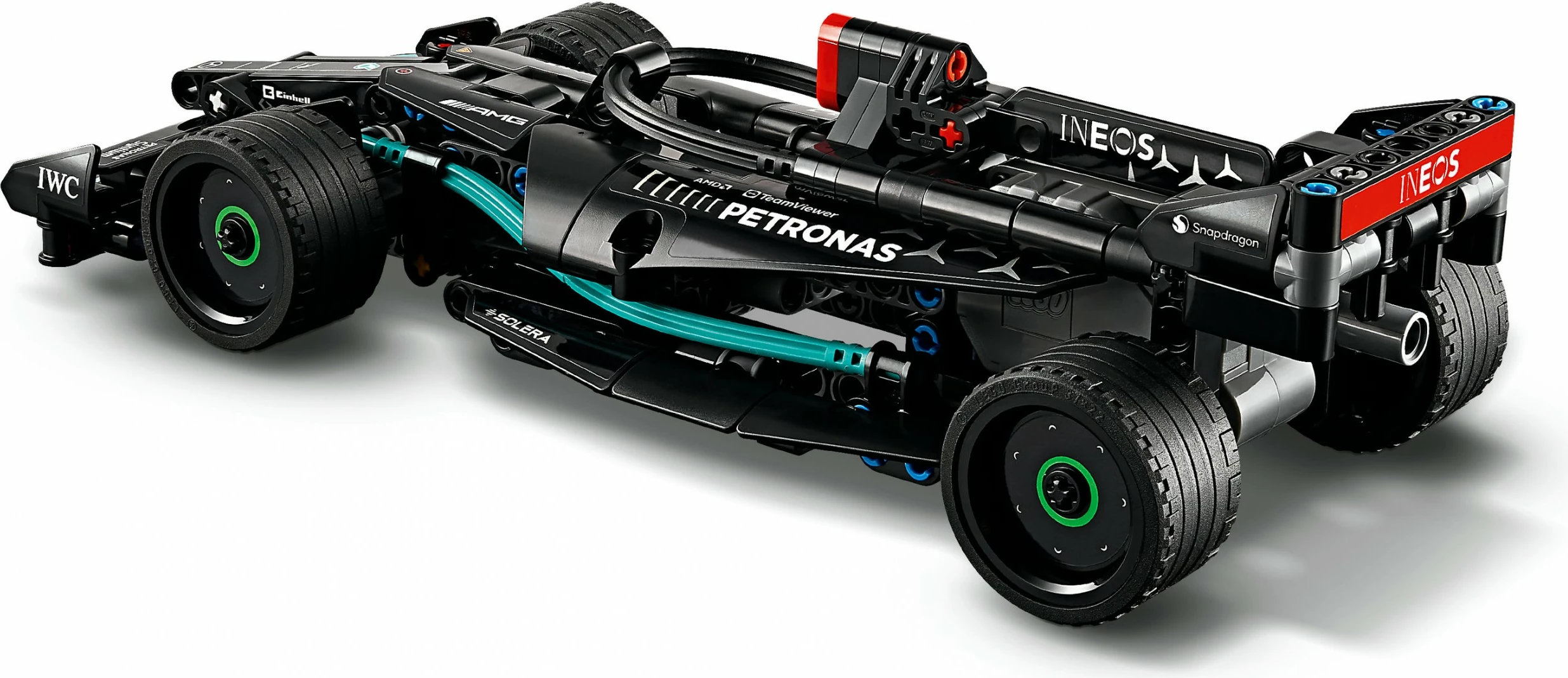 Model dirkalnika Mercedes-AMG F1 W14 E Performance, set LEGO Technic, 240 delov, večbarven