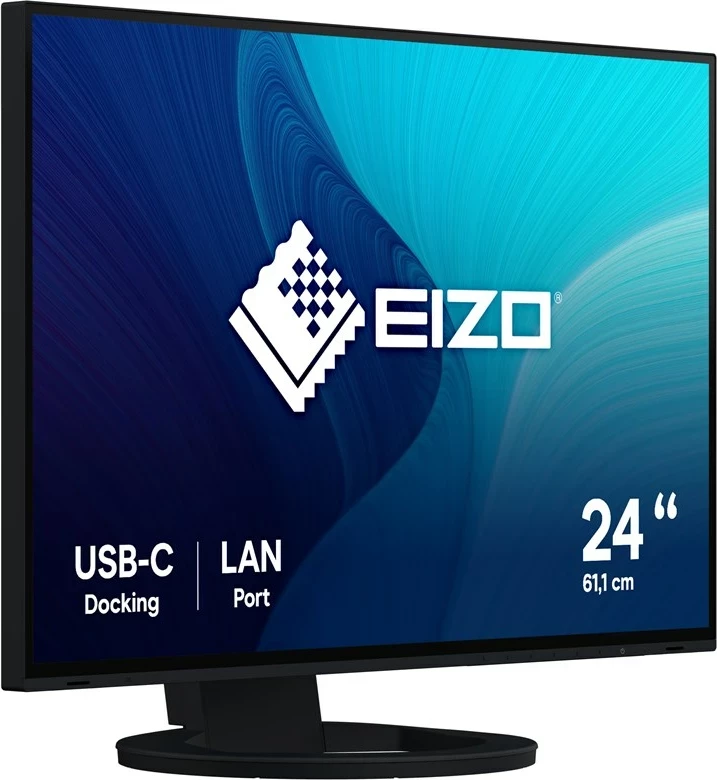 24,1" LED WUXGA monitor, EIZO FlexScan EV2495-BK, črn