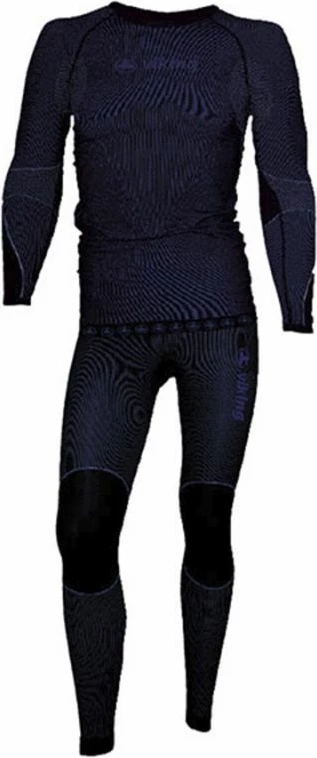 Termoaktivni set za otroke, črn — Viking Riko