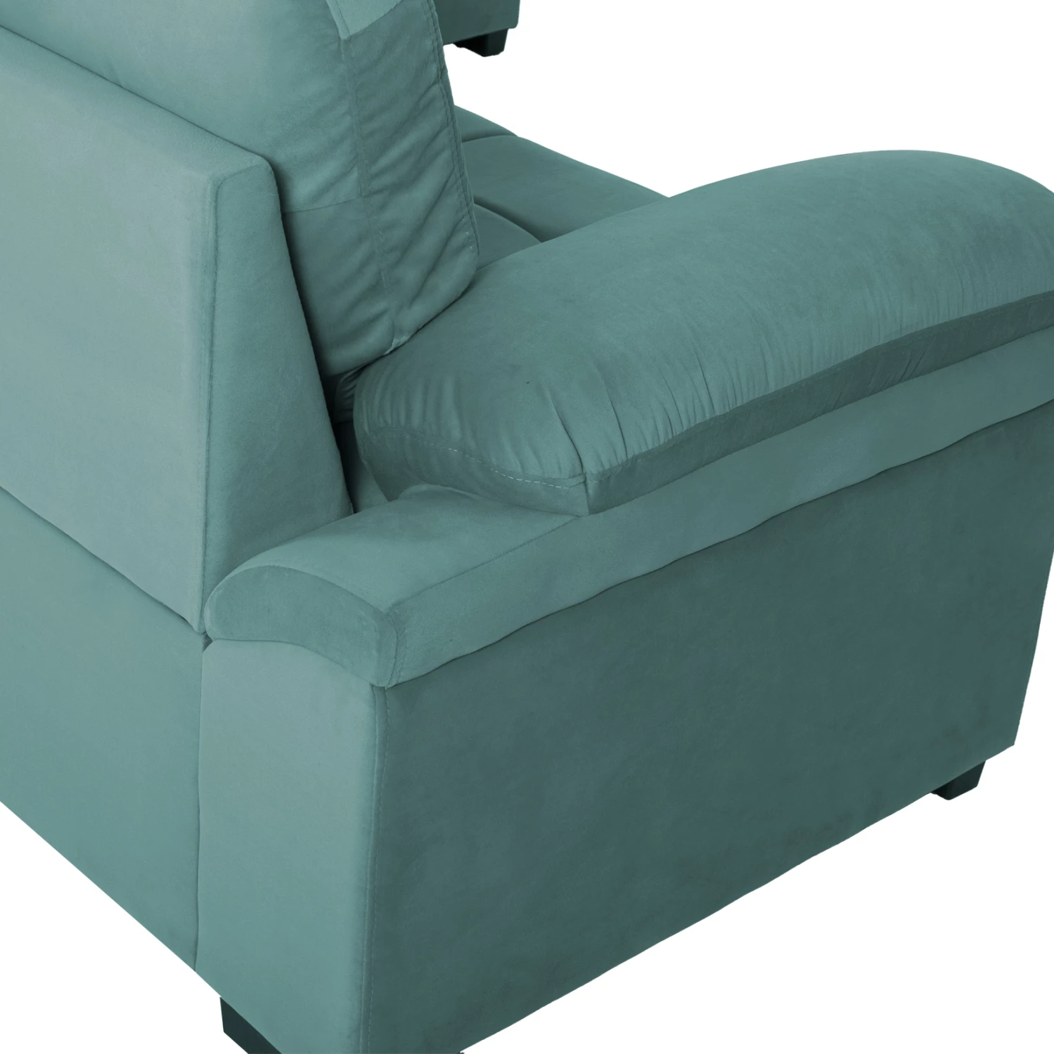 Sedežna garnitura z ležiščem desni kot JADE FH3144.04R v morsko zeleni barvi 250x80-180x73-88H cm