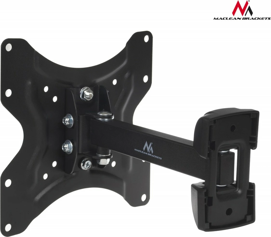Stenski nosilec za TV/monitor Maclean MC-741, 13–42 palcev, 25 kg, črn