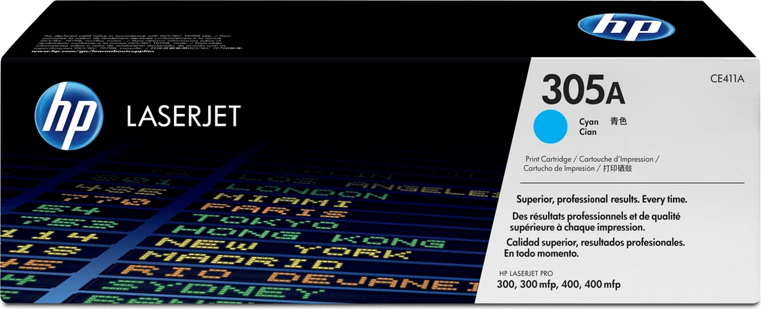 Toner 305A (CE411A), 2.600 strani, cijan, HP