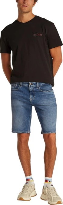 Kratke hlače za moške Tommy Hilfiger Jeans, svetlo modre