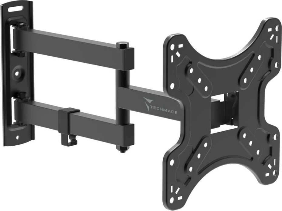 Stenski nosilec za TV, premičen, 17–42 in, do 30 kg, Techmade, črn