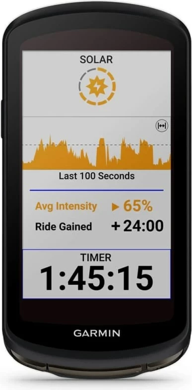 Kolesarski računalnik Garmin Edge 1040 Solar, 64 GB, črn