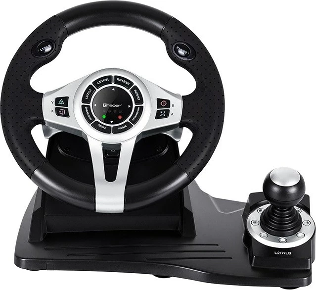 Volan in pedala za igre Tracer TRAJOY46524, črn, PlayStation 4, PlayStation 3
