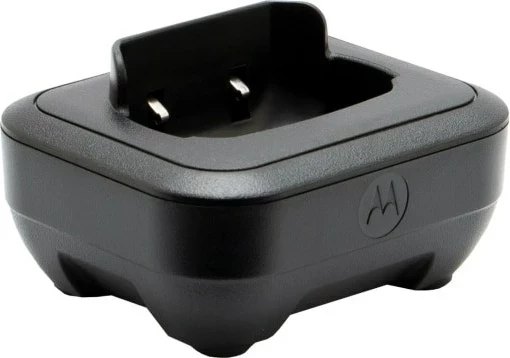 Polnilec za baterije za dvosmerni radio Motorola PMLN8231AR, 2 kosa, črn