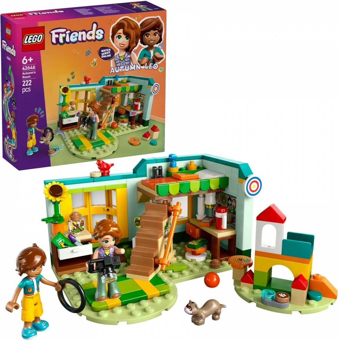 Gradbeni set Autumn Room LEGO Friends 42646, 222 kosov