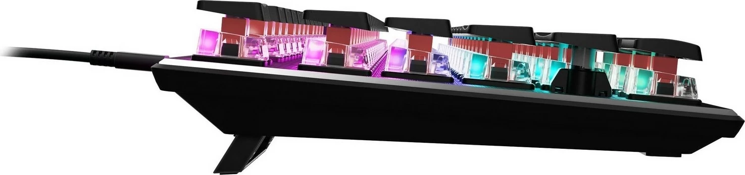 Mehanikalna igralna tipkovnica Vulcan TKL AIMO, Turtle Beach, RGB, linearna, US, črna