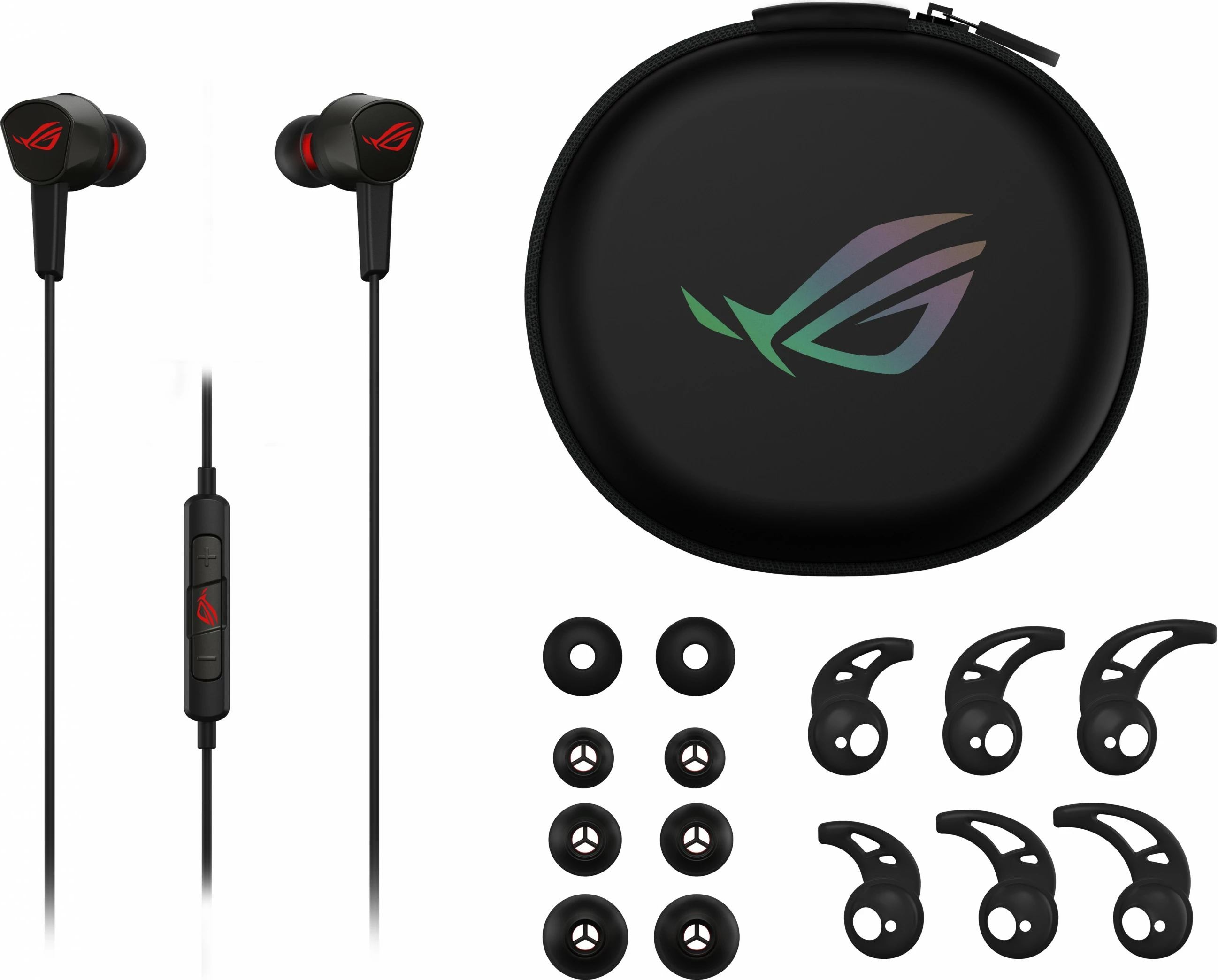 Gaming slušalke ROG Cetra Core II ASUS, in-ear, z žico, 3,5 mm, črne