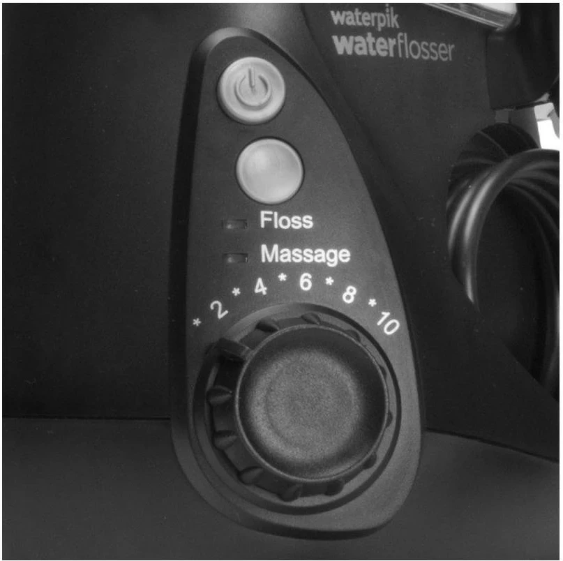 Irigator za zobe Waterpik WF-66x, 7 šob, 10 stopenj, črn