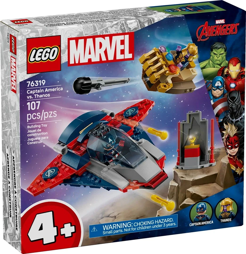 Set LEGO Marvel »Captain America proti Thanosu« 76319, 107 kosov