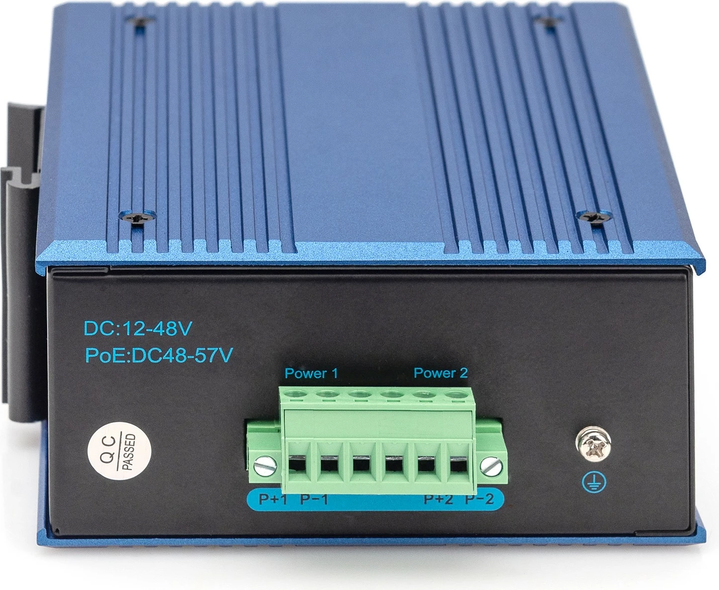 Industrialni switch Digitus DN-651149, 4+2 Gigabit porti, PoE, kovinski, IP40