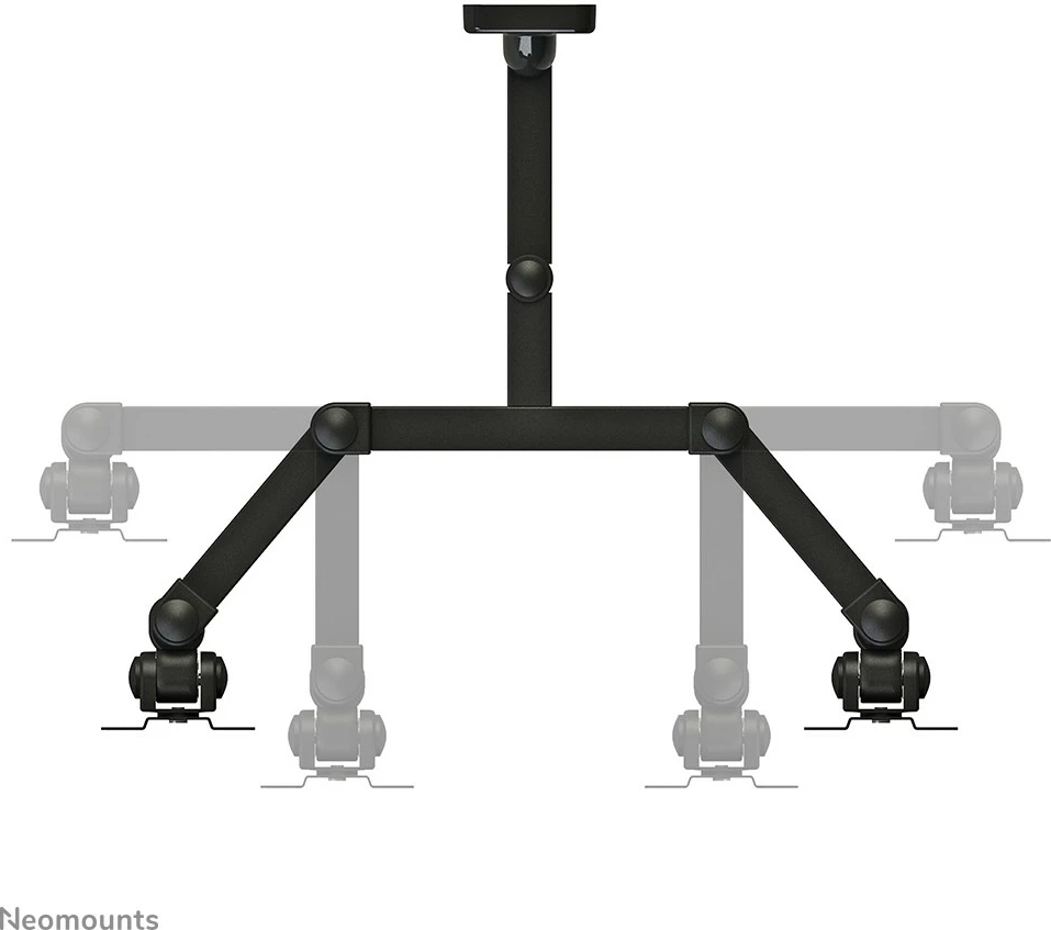 Stenski nosilec za dva monitorja Newstar FPMA-W960D, do 27 palcev, vrtljiv, črn Stenski nosilec za dva monitorja Newstar FPMA-W960D, do 27 palcev, vrtljiv, črn