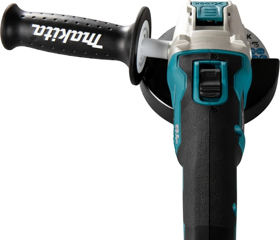 Kotna brusilka Makita DGA521ZX1, 18V, brezkrtačna, 125 mm, črno/modro/srebrno