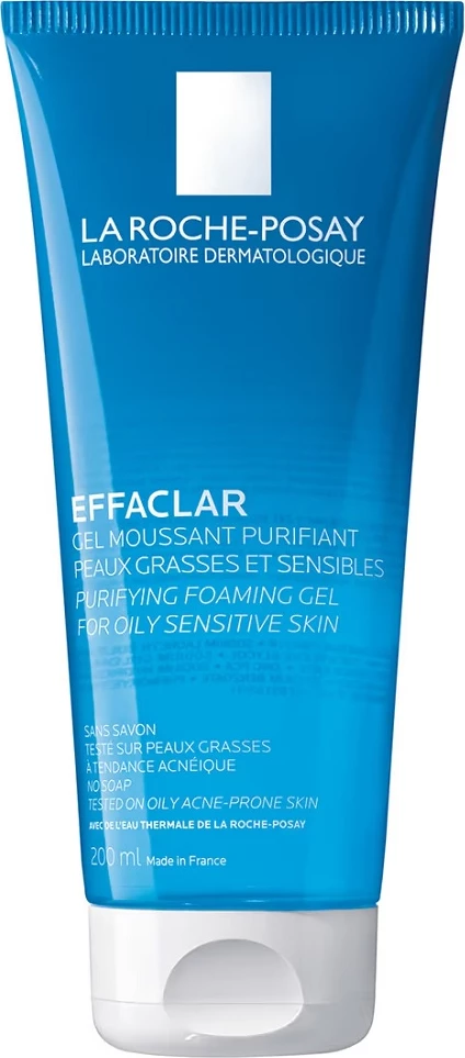 Gel za čiščenje obraza za mastno in aknasto kožo La Roche-Posay Effaclar, 200 ml