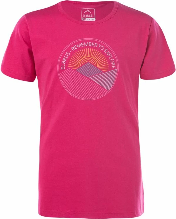 Majica Elbrus za ženske, rožnata