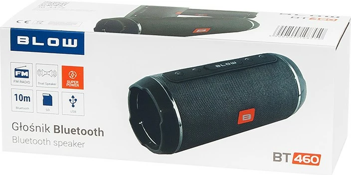 Prenosni Bluetooth zvočnik BLOW BT-460 (30-337), 20 W 2.0, 4 h baterija, črn