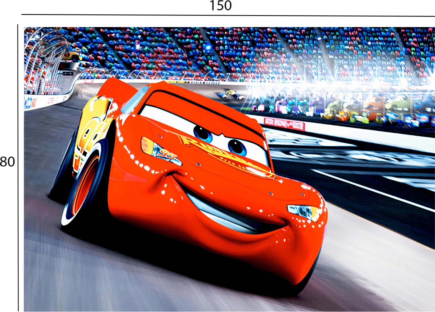 Preproga z dirkalnim avtomobilom, s cofki FH7678.07 80Χ150cm