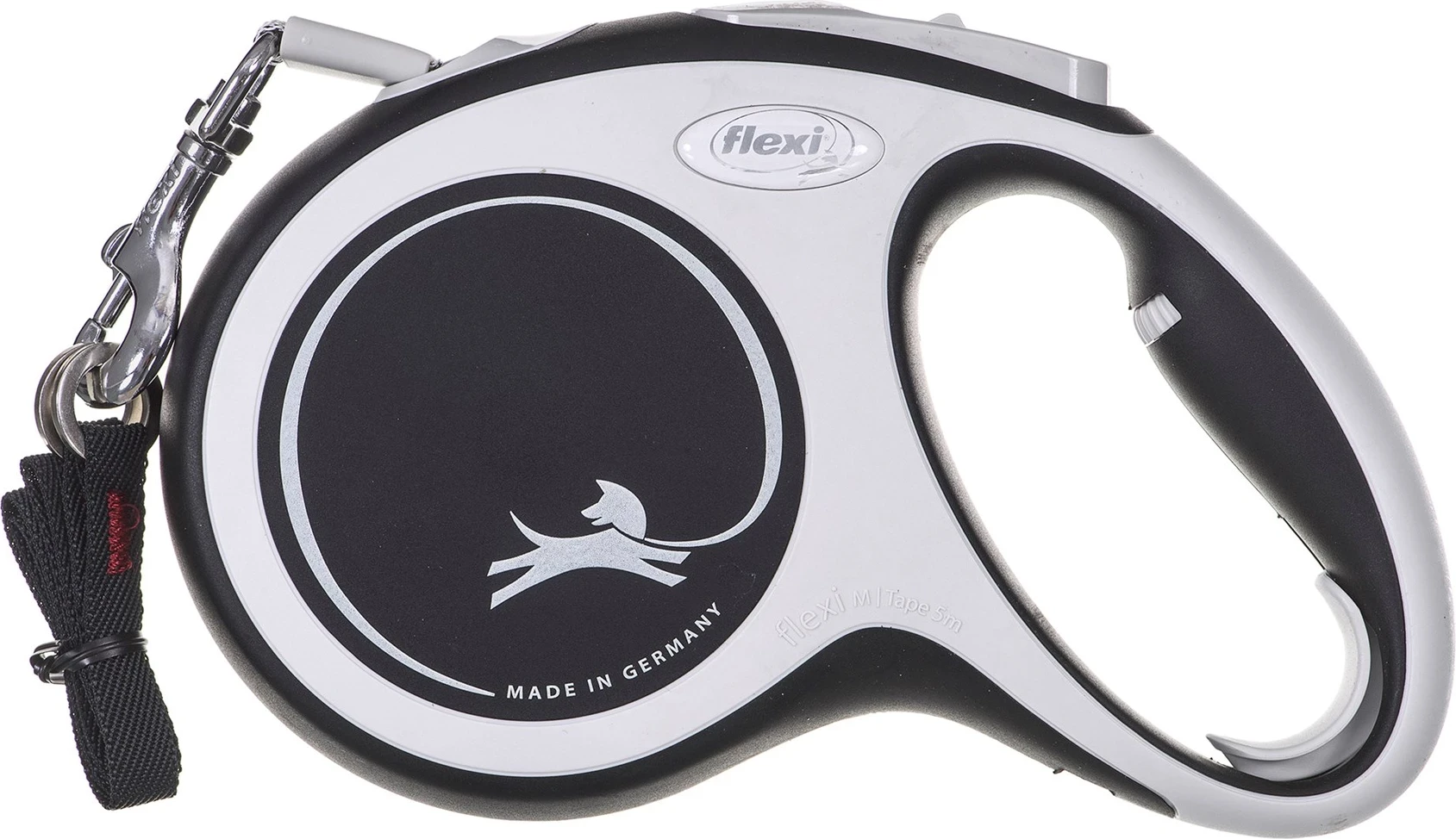 Nadzorovana vrv za psa Flexi New Comfort, 5 m, črna