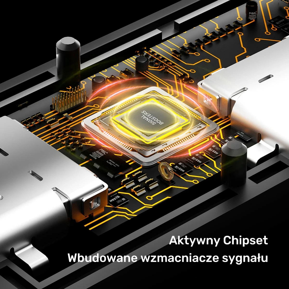 Podaljševalni kabel USB-C 5 m, 10 Gbps, črn Unitek