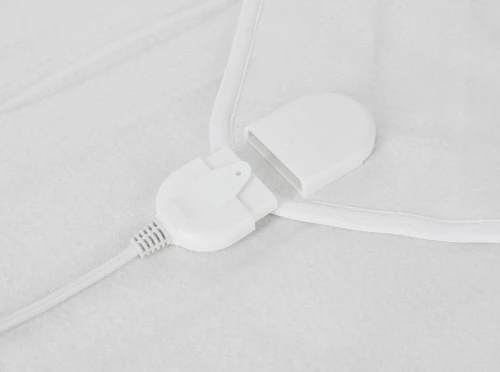 Električna grelna podloga 150x80 cm, Mesko MS 7419, 60 W, za eno osebo, 4 stopnje, snemljiv kabel, pranje 30°C, zaščita pred pregrevanjem, bela