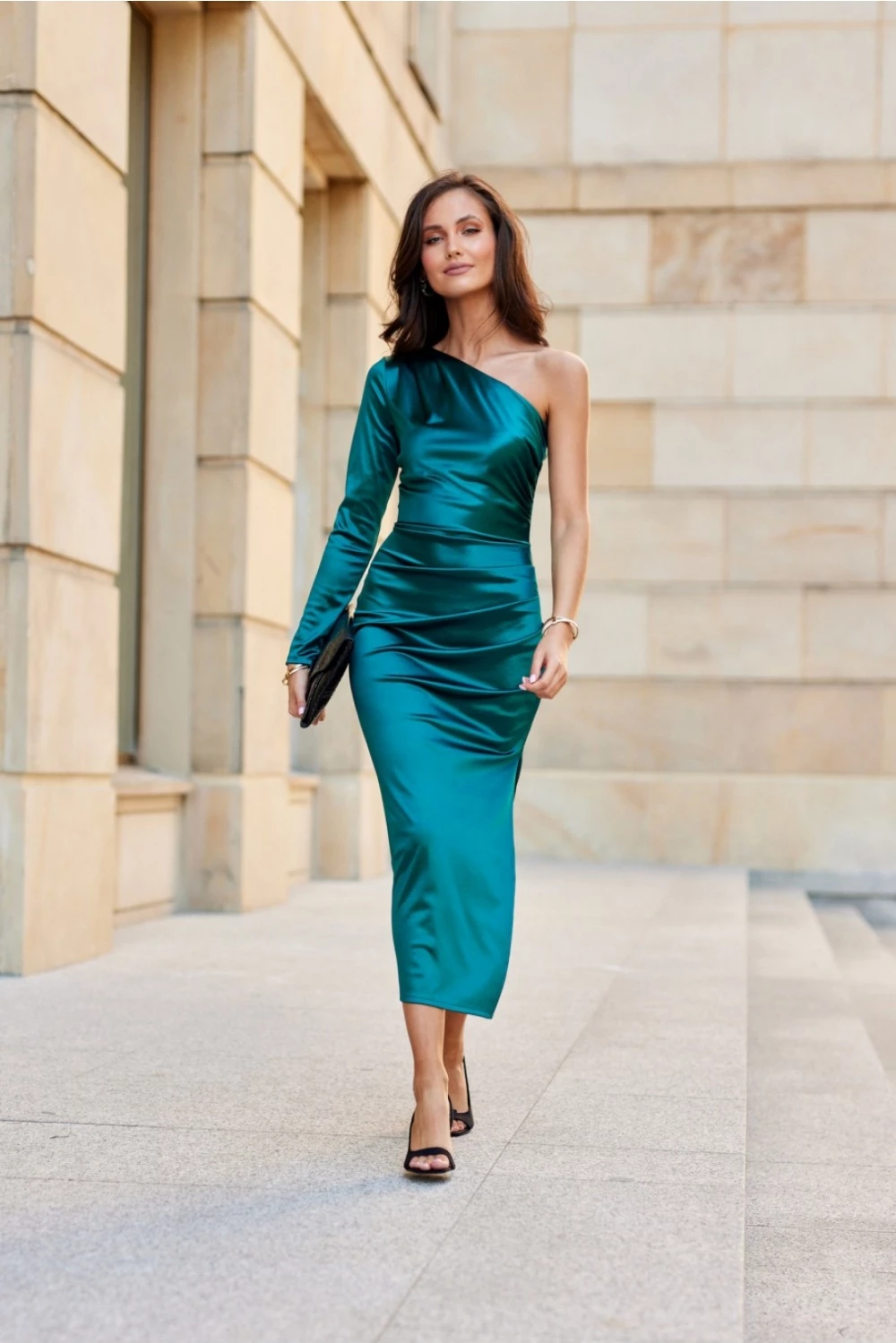 Elegantna obleka Roco Fashion 186623, zelena