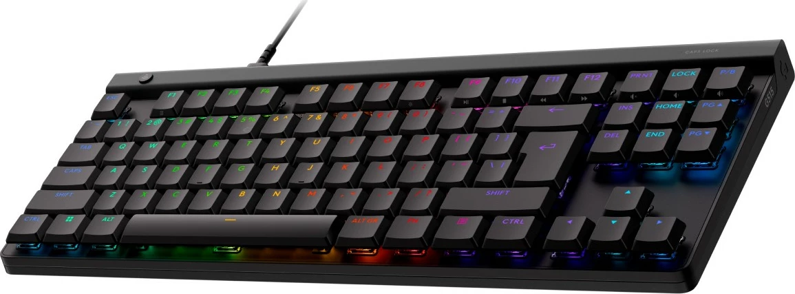 Gaming tipkovnica TKL Logitech G515, žična, RGB, črna