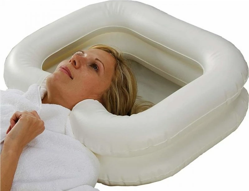 Napihljiva kad za pranje las REHA FUND RF-960, PVC, bela