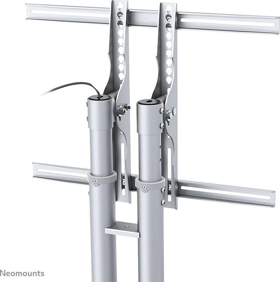 Prenosni voziček za TV Neomounts PLASMA-M1800E, do 70 inč, nastavljiva višina, srebrne barve Prenosni voziček za TV Neomounts PLASMA-M1800E, do 70 inč, nastavljiva višina, srebrne barve