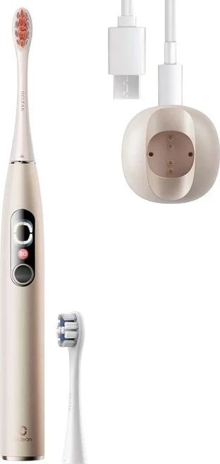 Sonična zobna ščetka Oclean X Pro Digital, zlata barva