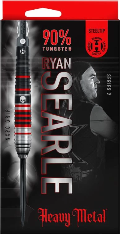 Steeltip puščice Harrows za oba spola, črne