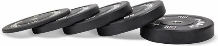 Olimpijska utež za vadbo HMS, 5 kg, črna