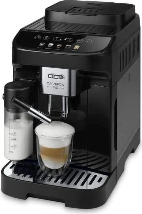 Avtomatski kavni aparat z mlekom DeLonghi Magnifica Evo ECAM 290.61.B, črn