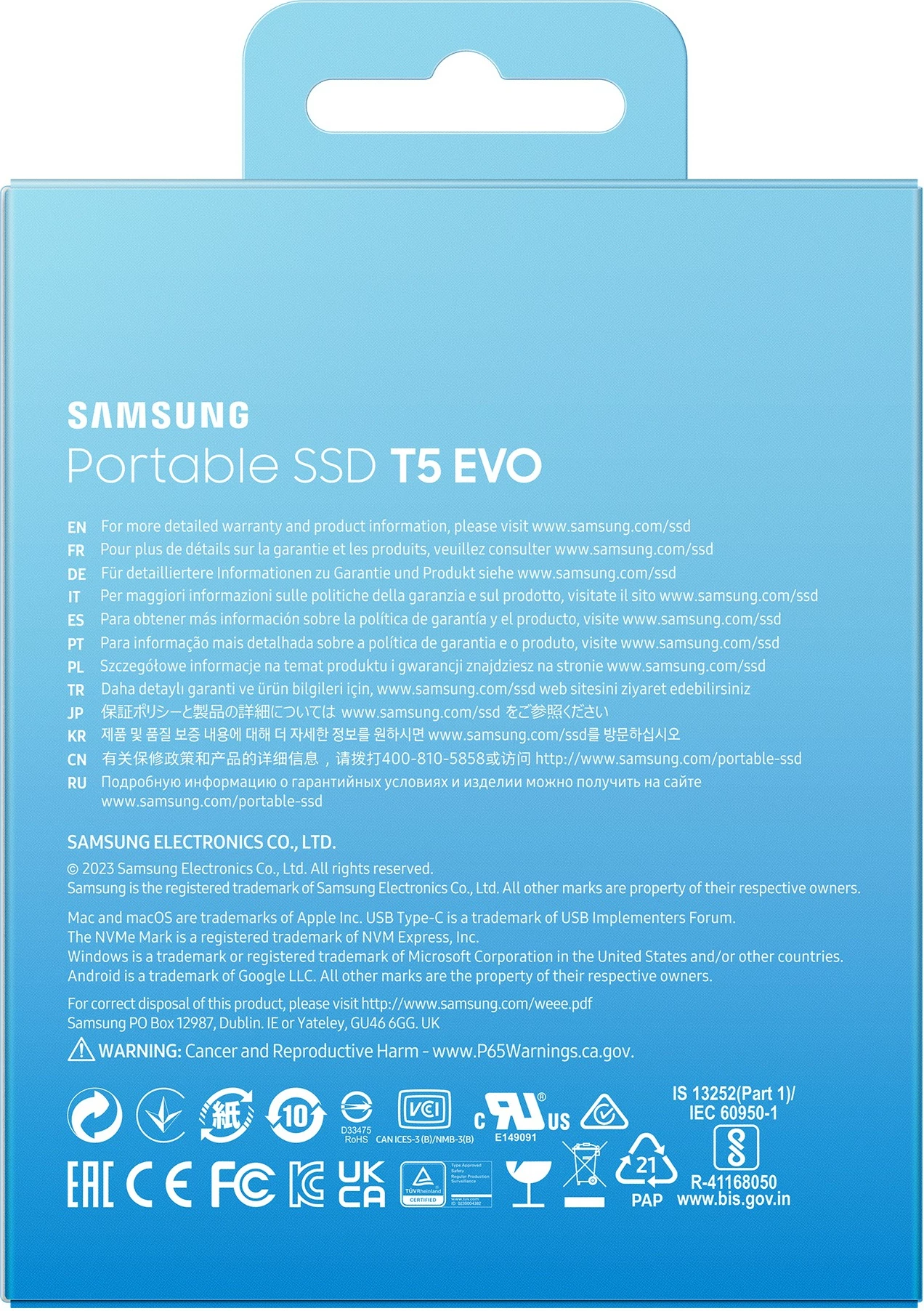 Zunanji SSD, 4 TB, USB 3.2 Gen 1, črn Samsung MU-PH4T0S Zunanji SSD, 4 TB, USB 3.2 Gen 1, črn Samsung MU-PH4T0S