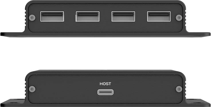 Razširjevalnik USB-C v 4× USB-A, Ethernet, 150 m, 480 Mbps Unitek
