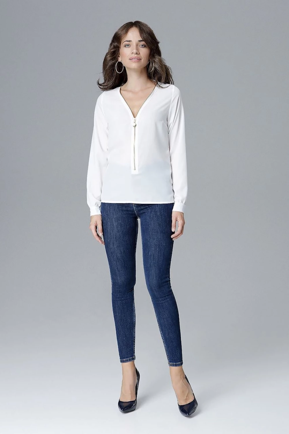 Bluza Lenitif 128511, bež