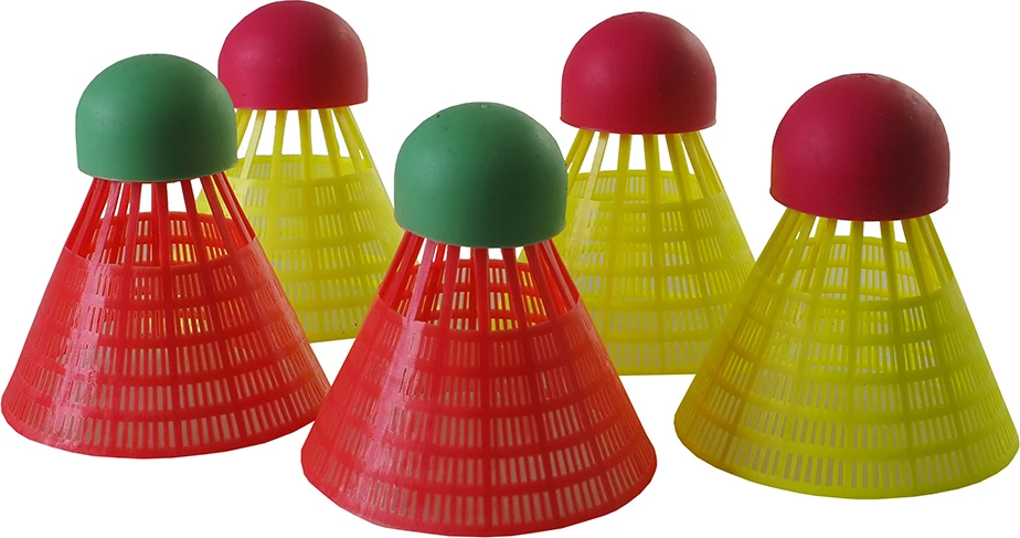 Birdiji za speedminton Dunlop, rumeno-rdeči