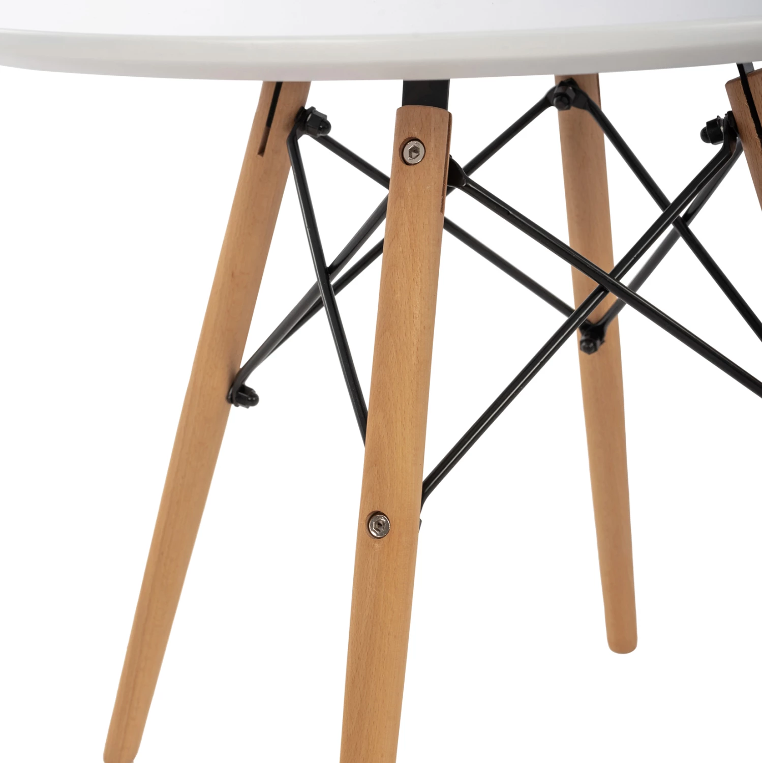 Minimalna otroška miza FH8451.01, okrogla, Φ60x51, bela