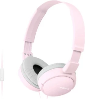 Kabelske slušalke z mikrofonom, rožnate, Sony MDR-ZX110AP